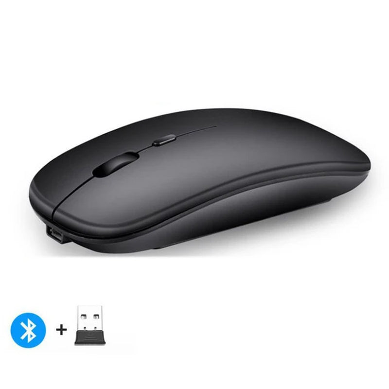 Wireless Mouse Bluetooth--Compatible RGB Rechargeable Mouses Wireless Computer Silent Mice LED Backlit Ergonomic Gaming Mouse