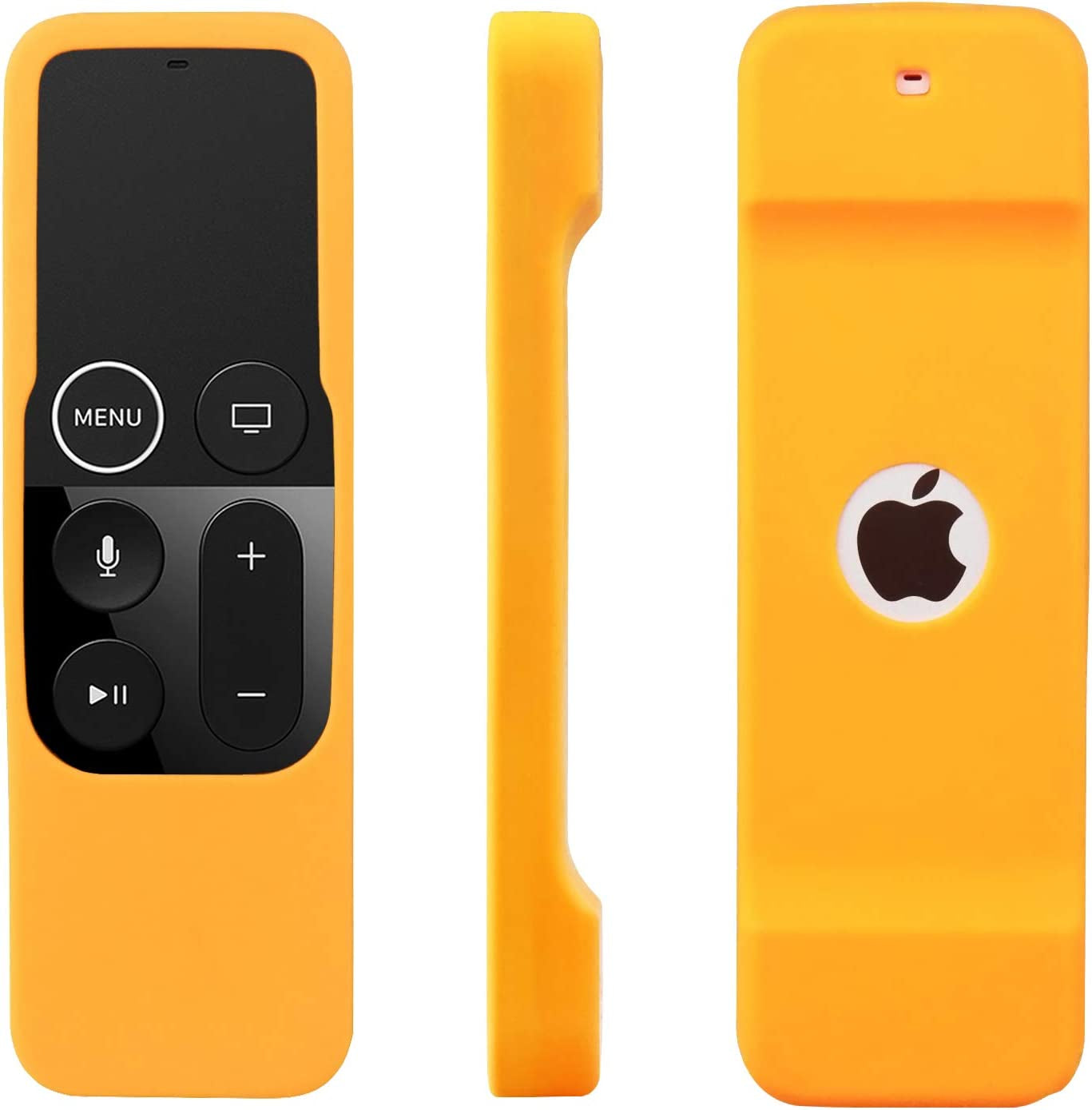 Remote Sleeve Case Compatible with Apple TV 4K 4Th Generation Remote Control,  Silicone Lightweight Shockproof Skin Case Fortv 4K Siri Remote Control (2Pcs:Orange and Turquoise)