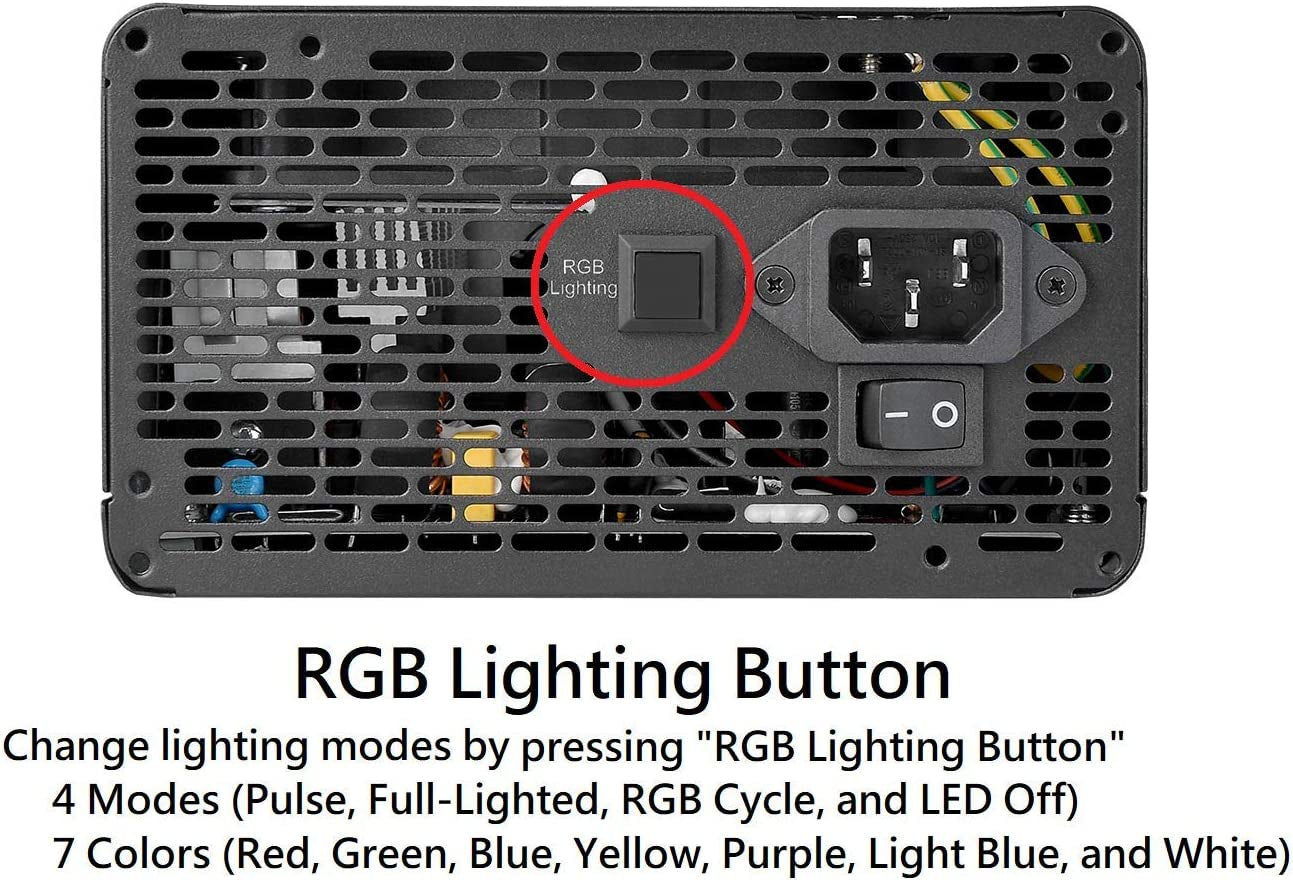 Smart BX1 RGB 80+ Bronze 550W Sli/Crossfire Haswell Ready Continuous Power ATX12V V2.31 / EPS 12V Non-Modular Power Supply 5 Year Warranty PS-SPR-0550NHFABU-1